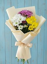 Букет цветов из:  Хризантемы в Старотеряево