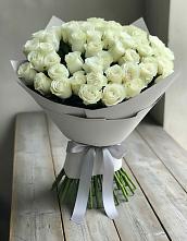 Букет 35 Белых роз в Старотеряево
