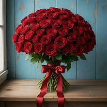 Букет Красные розы Блэк Меджик в Старотеряево