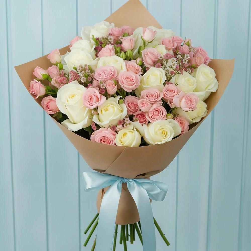 Букет цветов из: Розы в Старотеряево