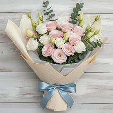 Букет цветов из:  Лизиантусы в Старотеряево