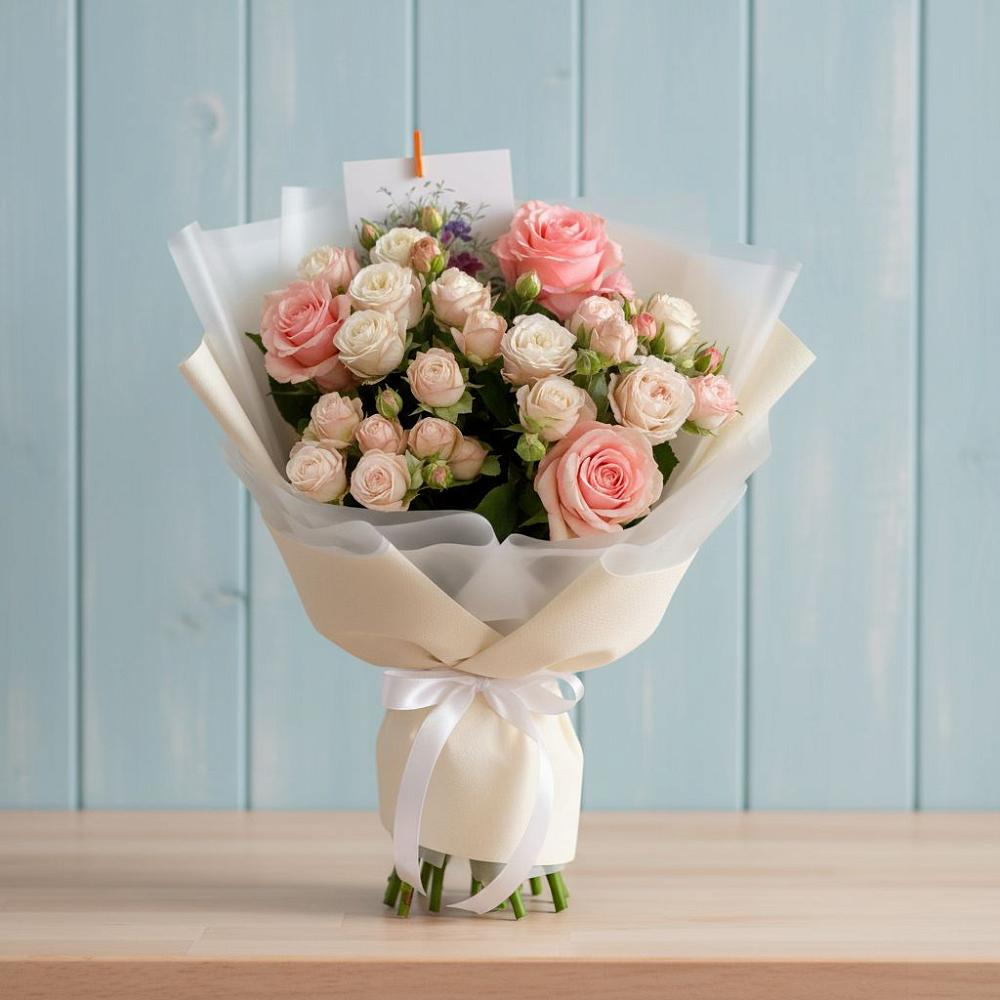 Букет цветов из: Розы в Старотеряево