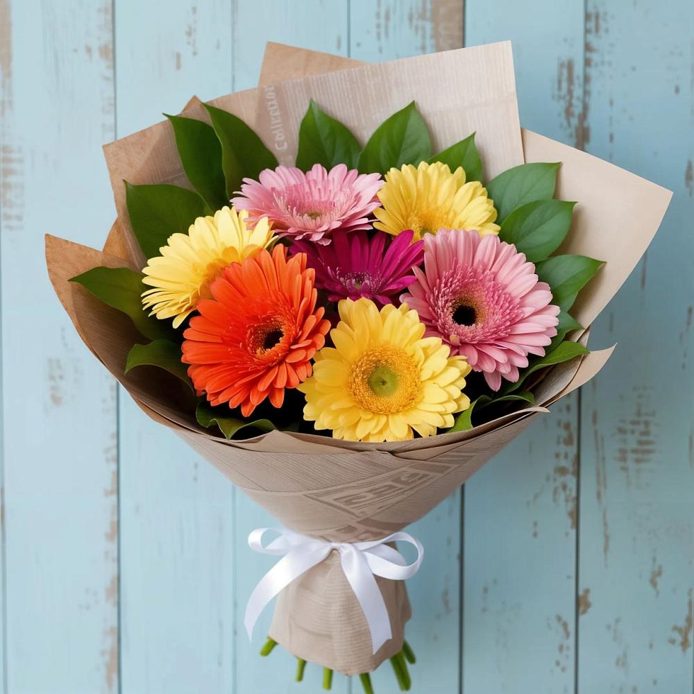 Букет цветов из: Герберы в Старотеряево