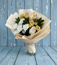 Букет цветов из:  Розы и Хризантемы #REPLACE_PRED# Старотеряево