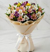 Букет цветов из:  Альстромерии в Старотеряево