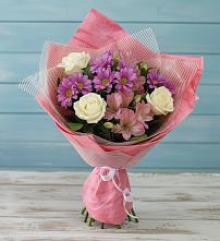 Букет цветов из:  Герберы в Старотеряево