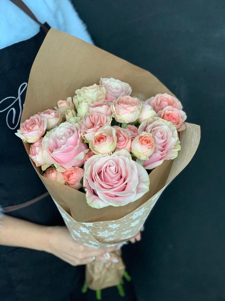 Букет цветов из: Хризантемы и Розы в Старотеряево