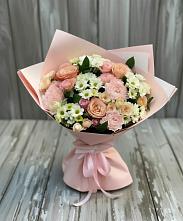 Букет цветов из:  Гвоздики, Розы и Хризантемы #REPLACE_PRED# Старотеряево