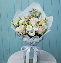 Букет цветов из:  Розы и Лизиантусы в Старотеряево