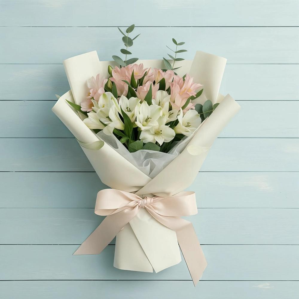 Букет цветов из: Альстромерии в Старотеряево