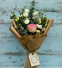 Букет цветов из:  Розы и Лизиантусы в Старотеряево