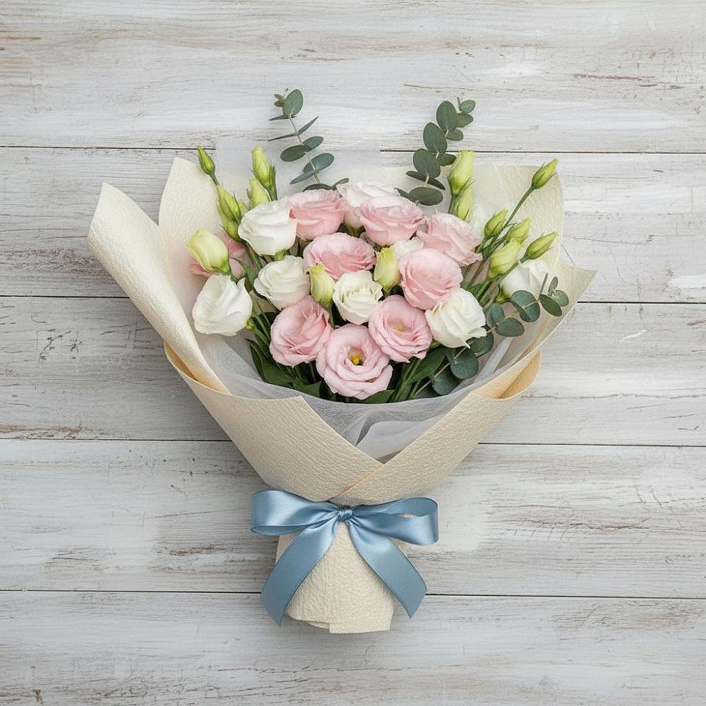 Букет цветов из: Лизиантусы в Старотеряево